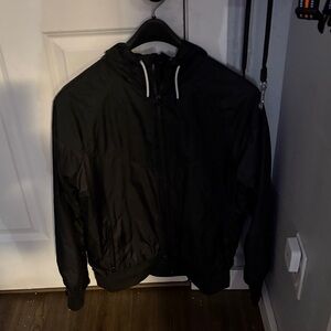 Nike Men's Black Windbreaker Jacket